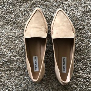 Steve Madden Feather Camel Suede 7M